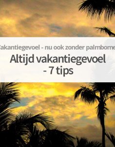 Ontspannen op vakantie